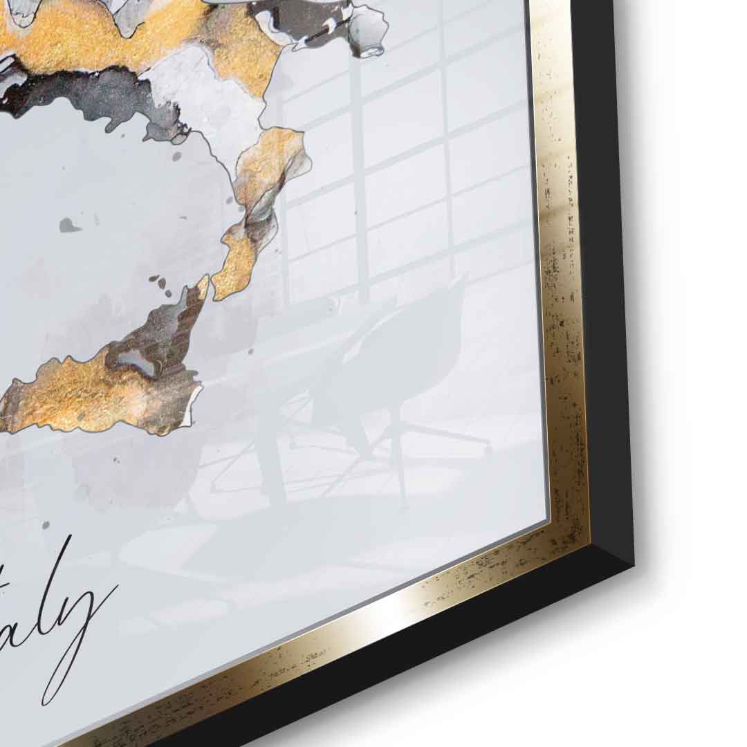Abstract country - Italy - acrylic glass