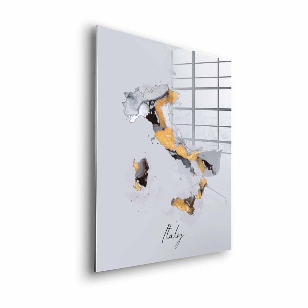 Abstract country - Italy - acrylic glass