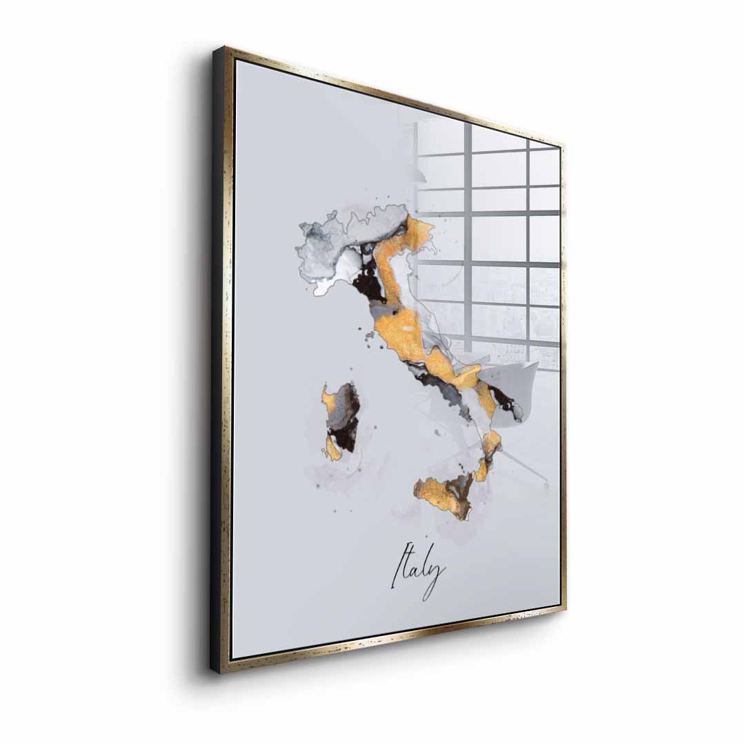 Abstract country - Italy - acrylic glass