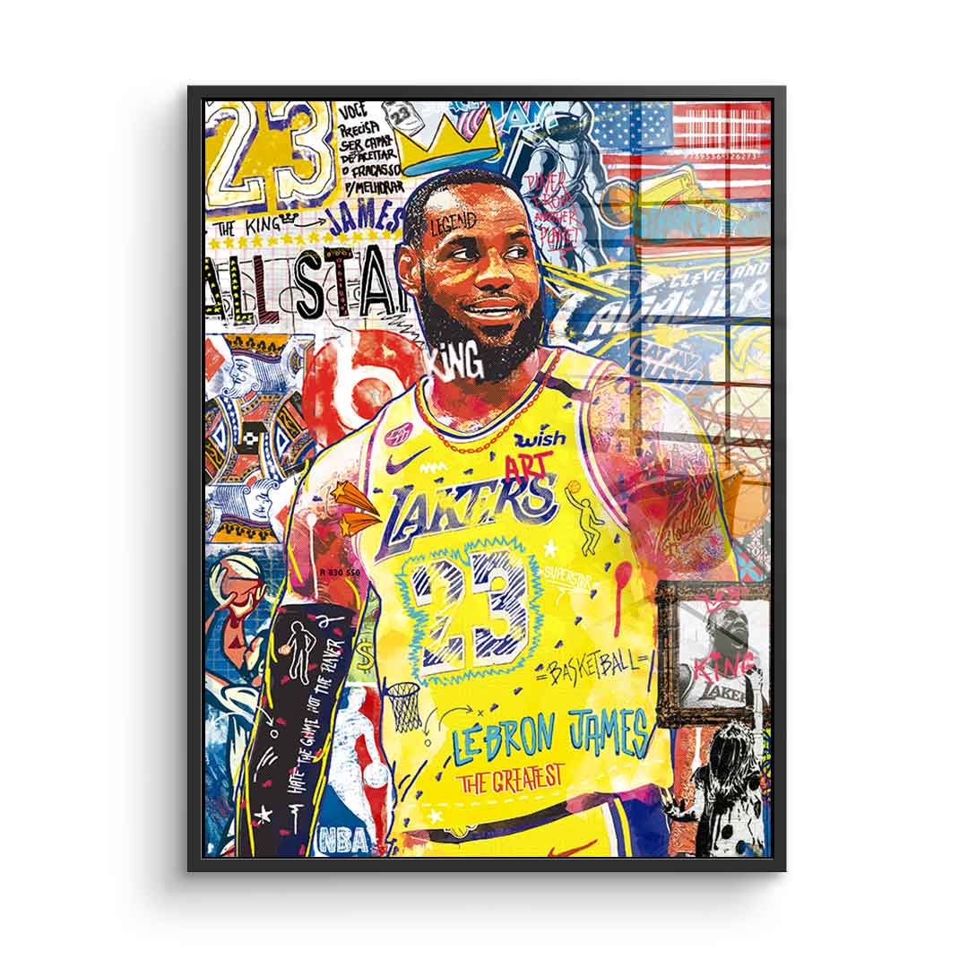 Lebron The King - Acrylglas
