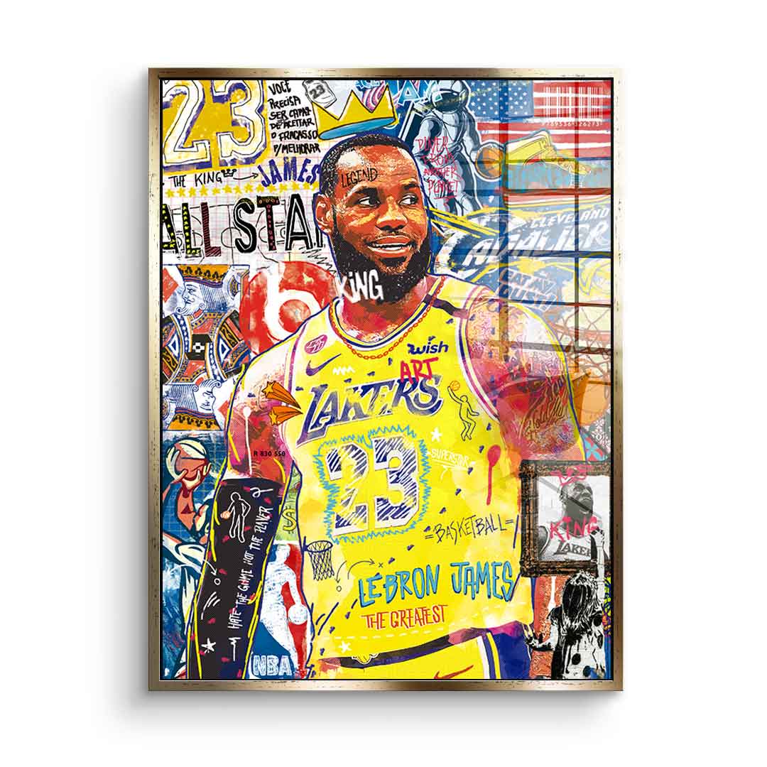 Lebron The King - Acrylglas