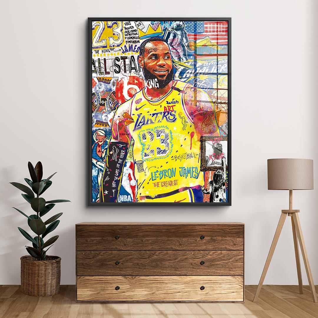 Lebron The King - Acrylglas