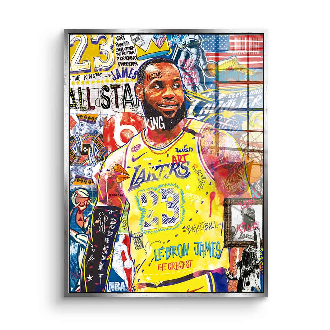 Lebron The King - Acrylglas