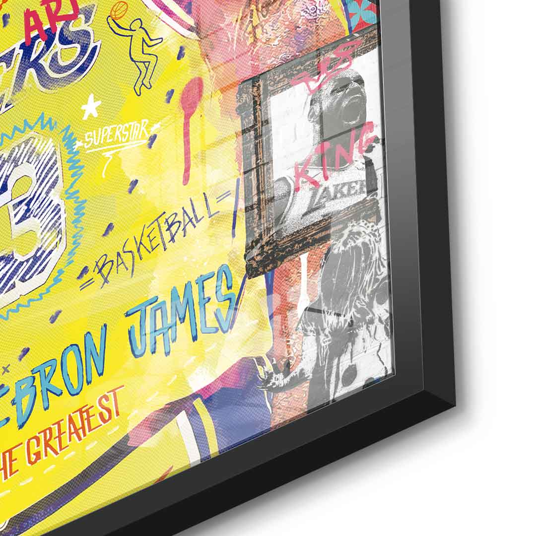 Lebron The King - Acrylglas