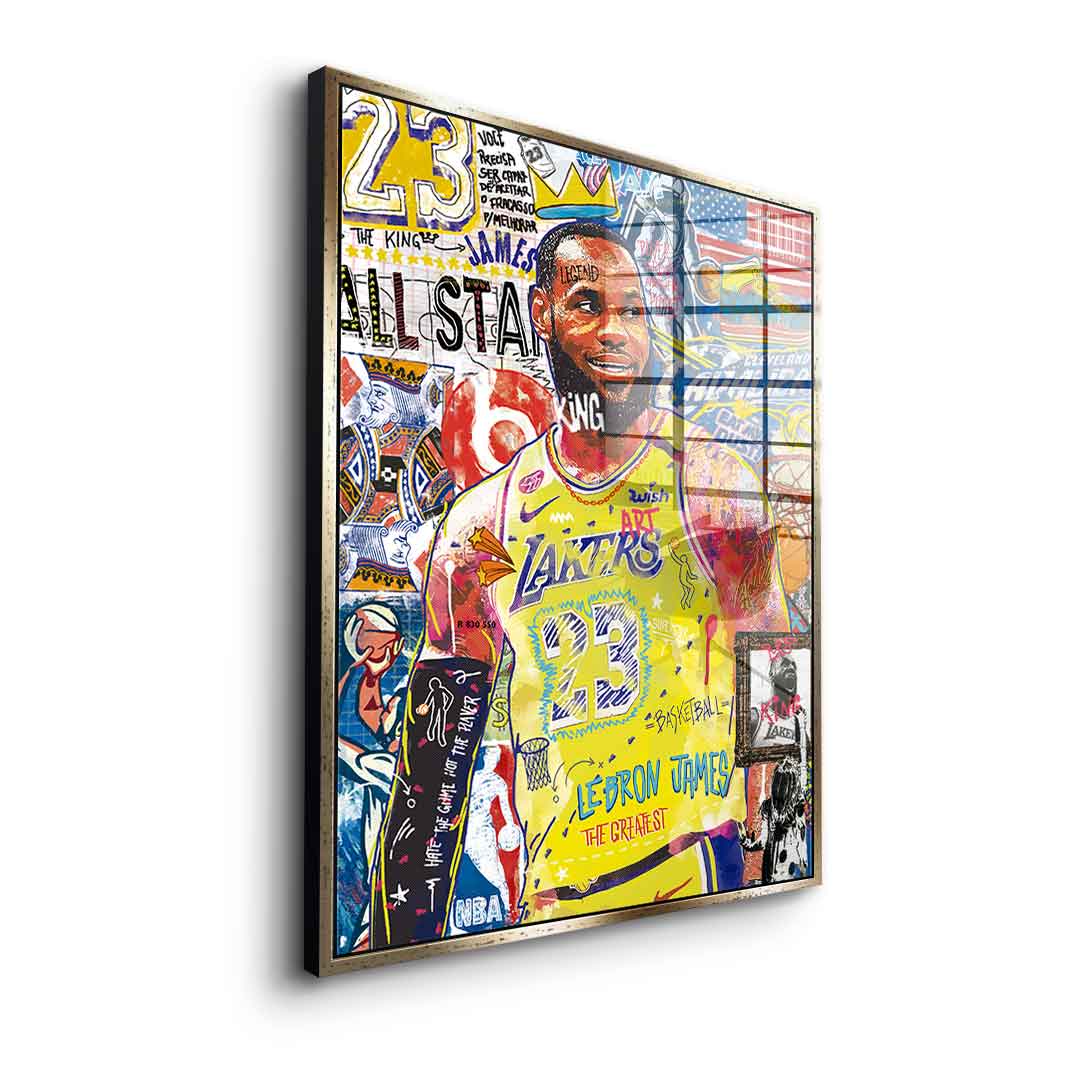 Lebron The King - Acrylglas