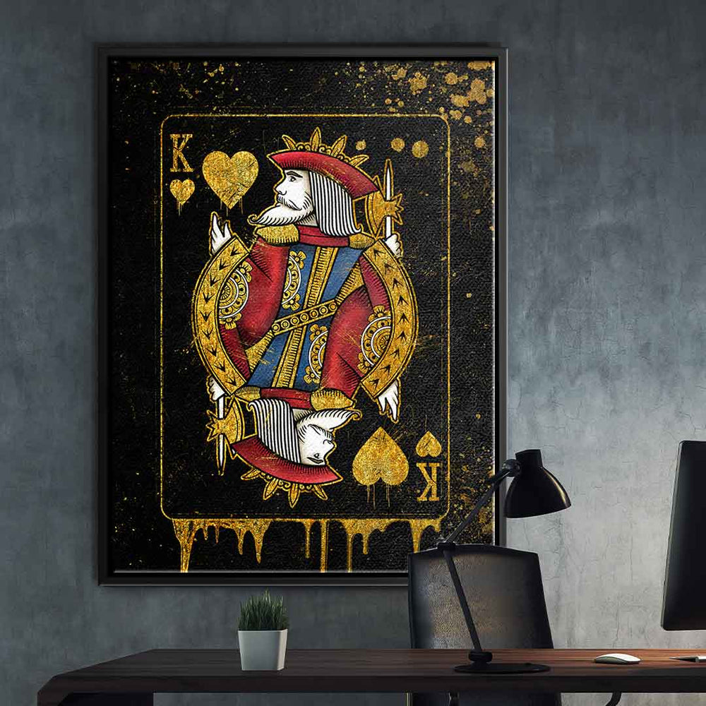 King Card Leinwandbild – Ansicht 3