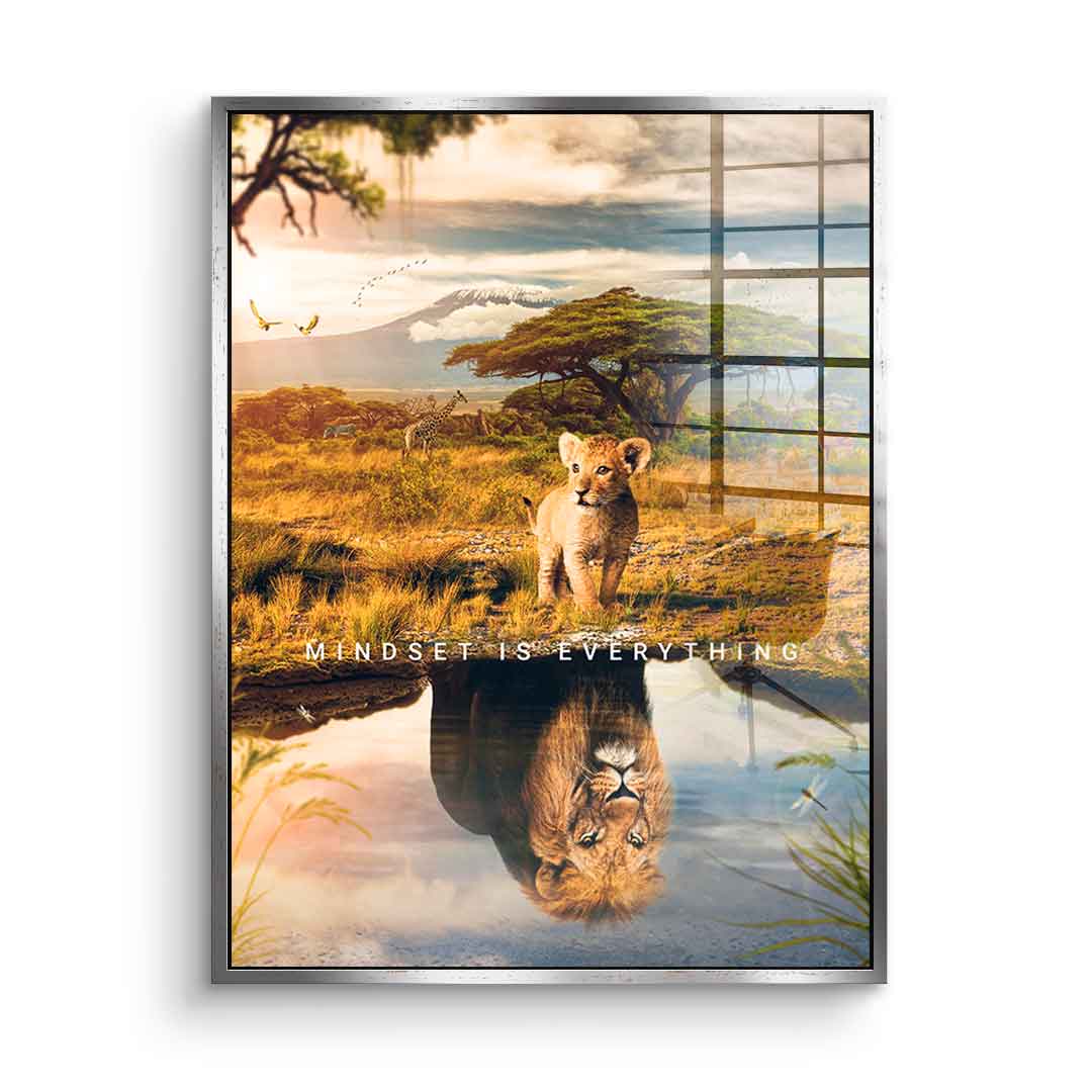 Mindset is everything #africa - Acrylglas