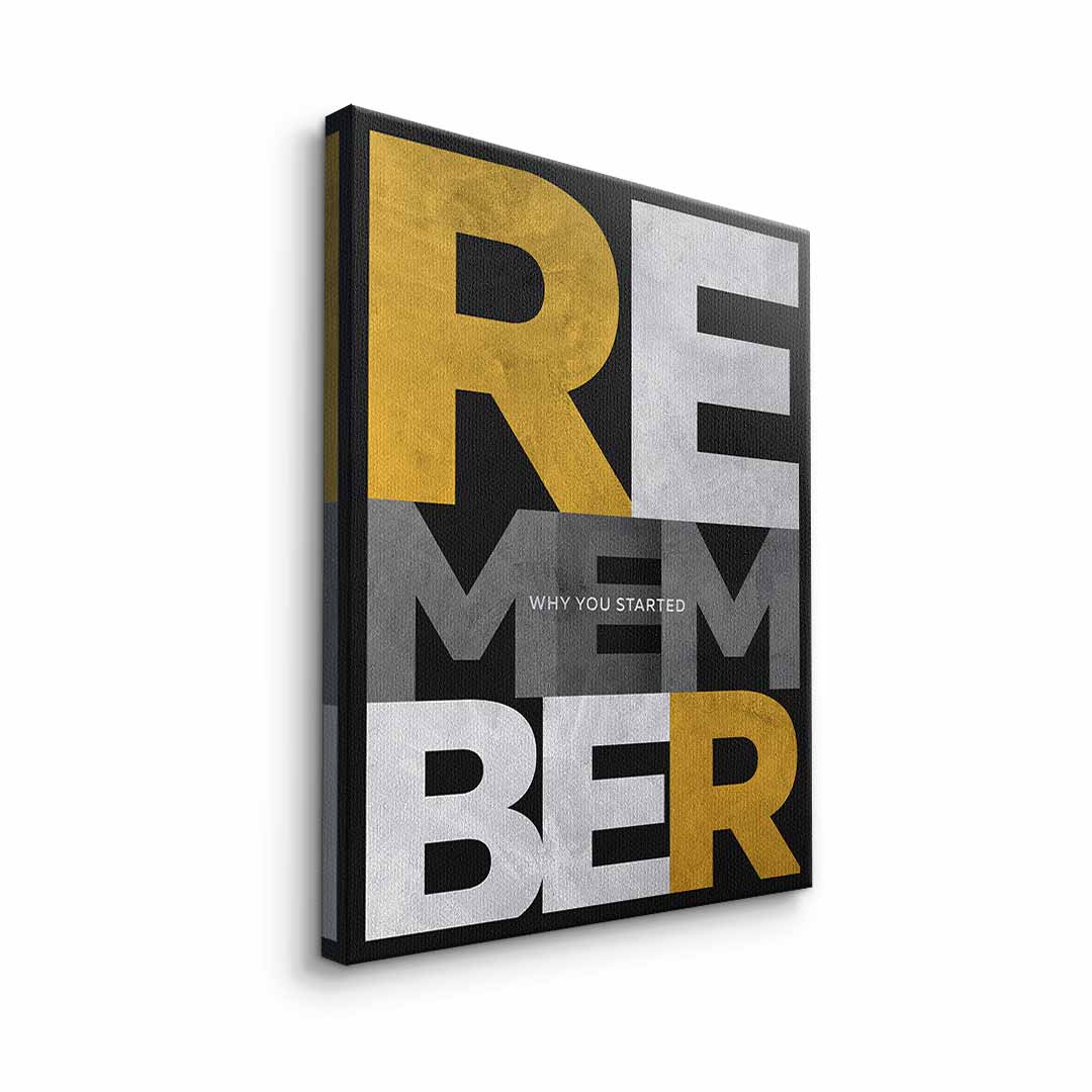 Remember why you started