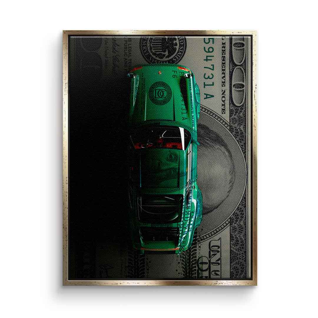 Green dollar car