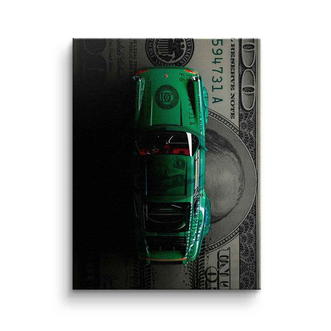 Green dollar car