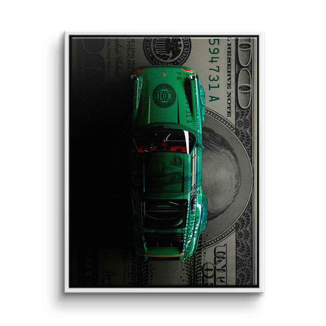 Green dollar car