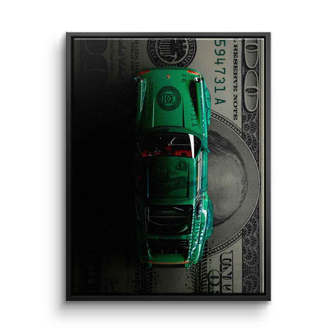 Green dollar car
