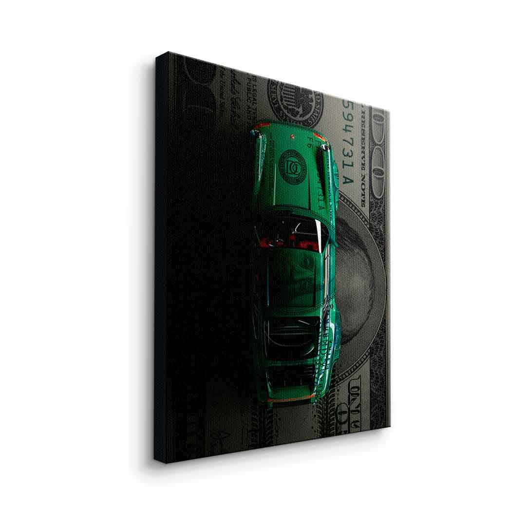 Green dollar car