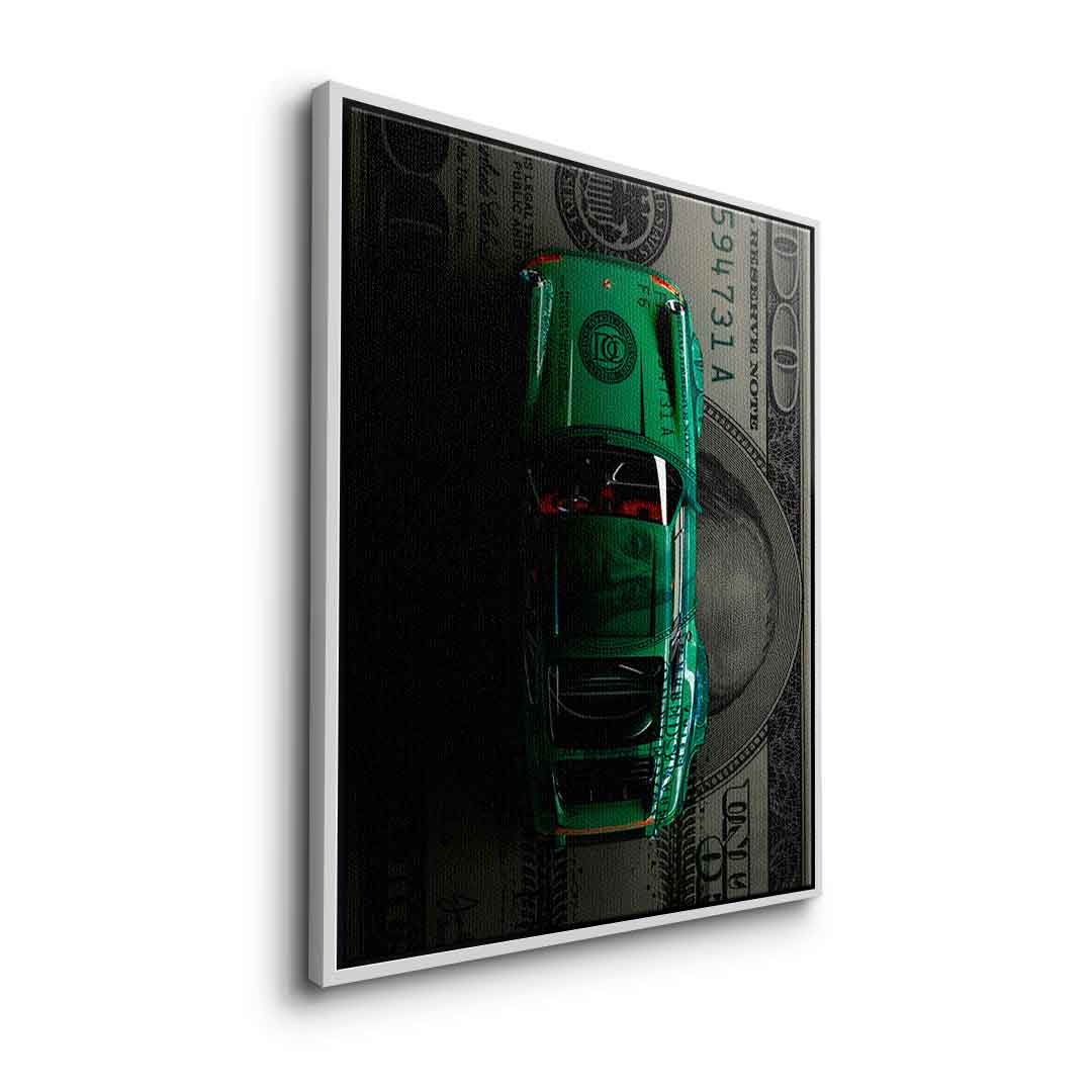 Green dollar car