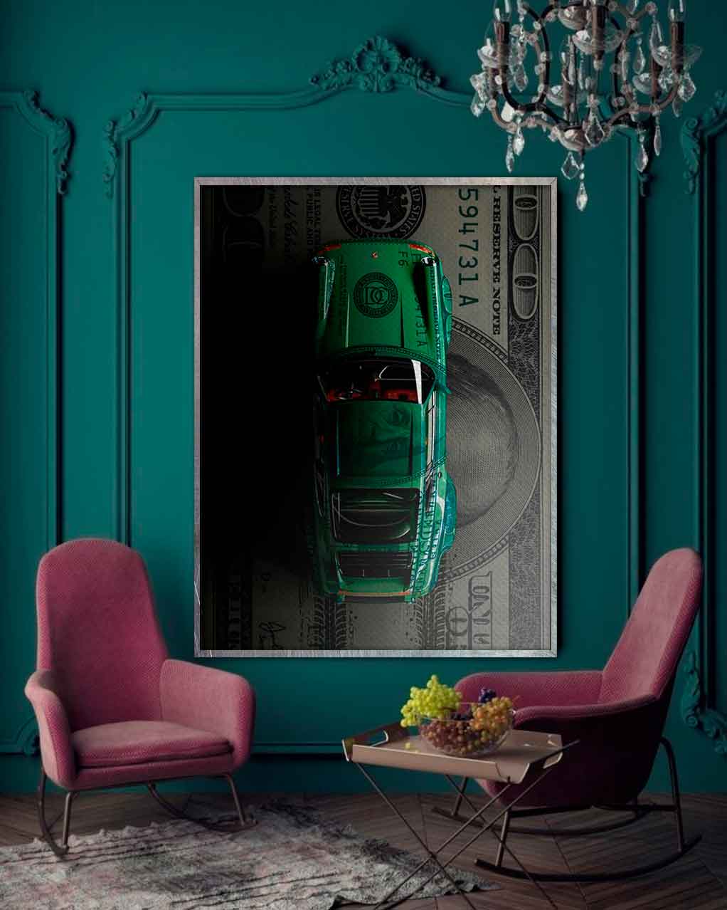 Green dollar car