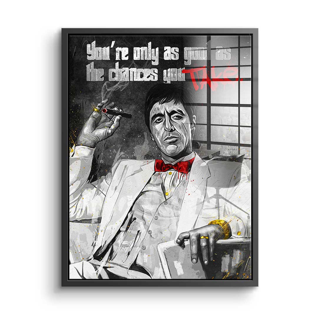Chanances you take - acrylic glass