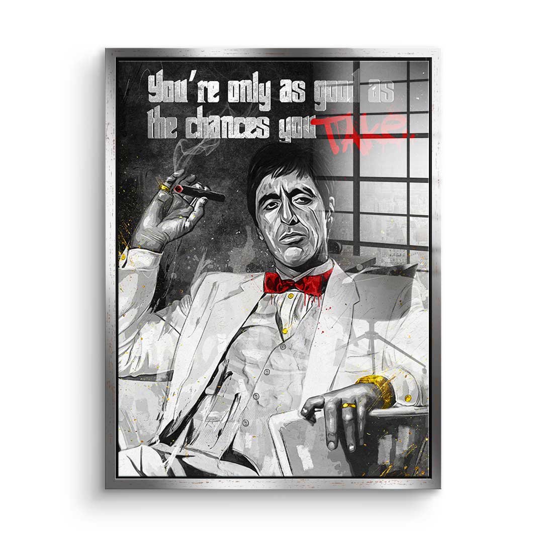 Chanances you take - acrylic glass