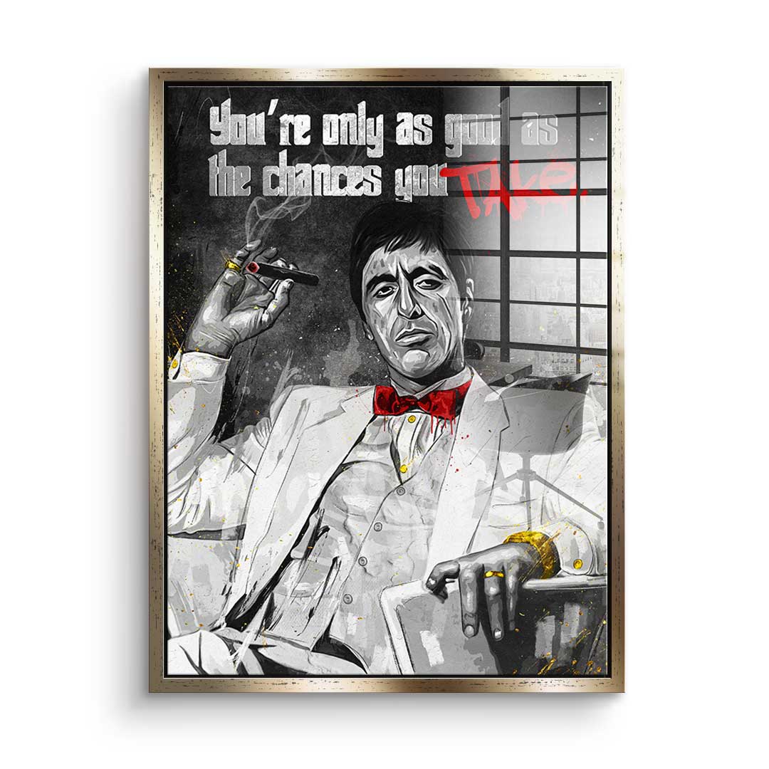 Chanances you take - acrylic glass