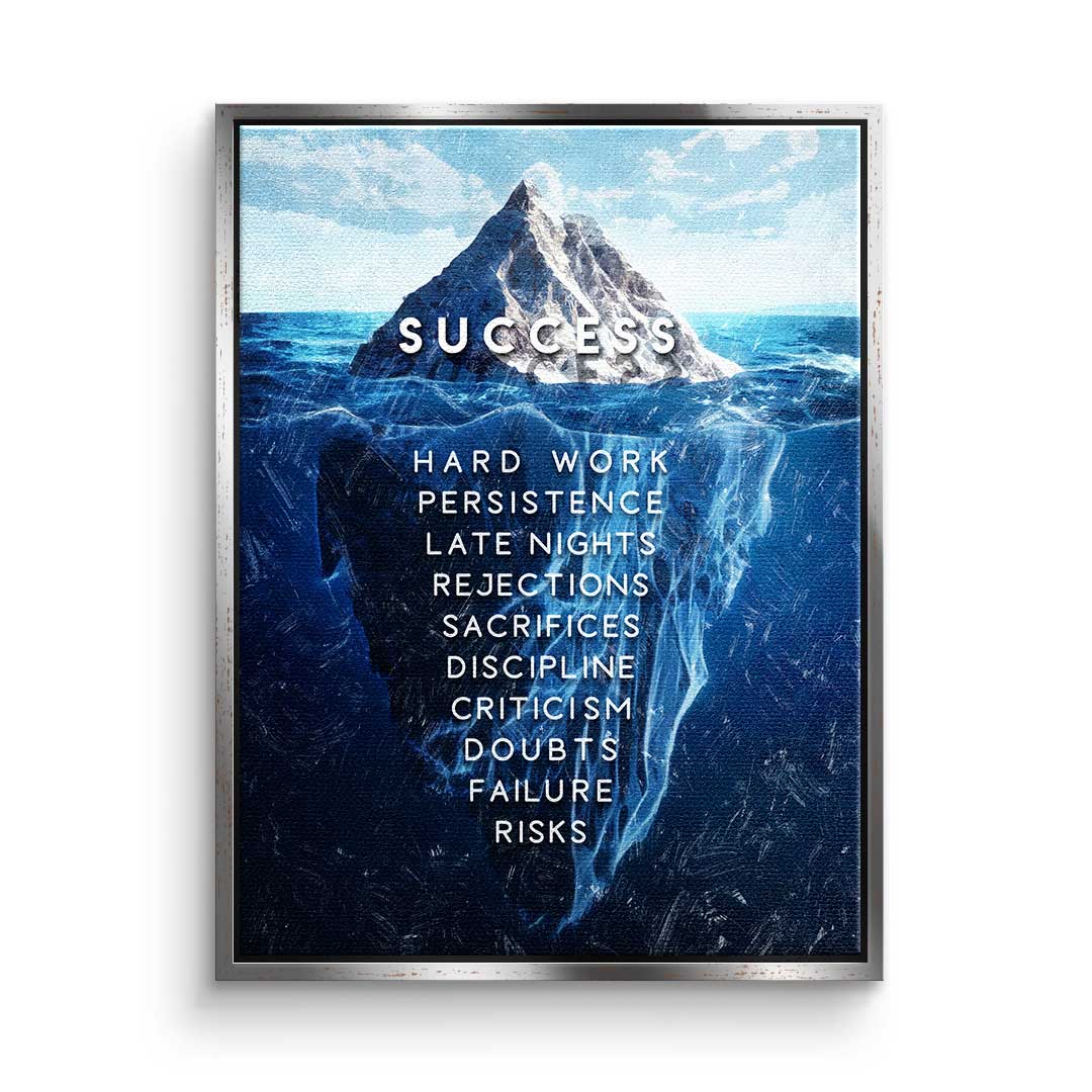 Eisberg des Erfolgs