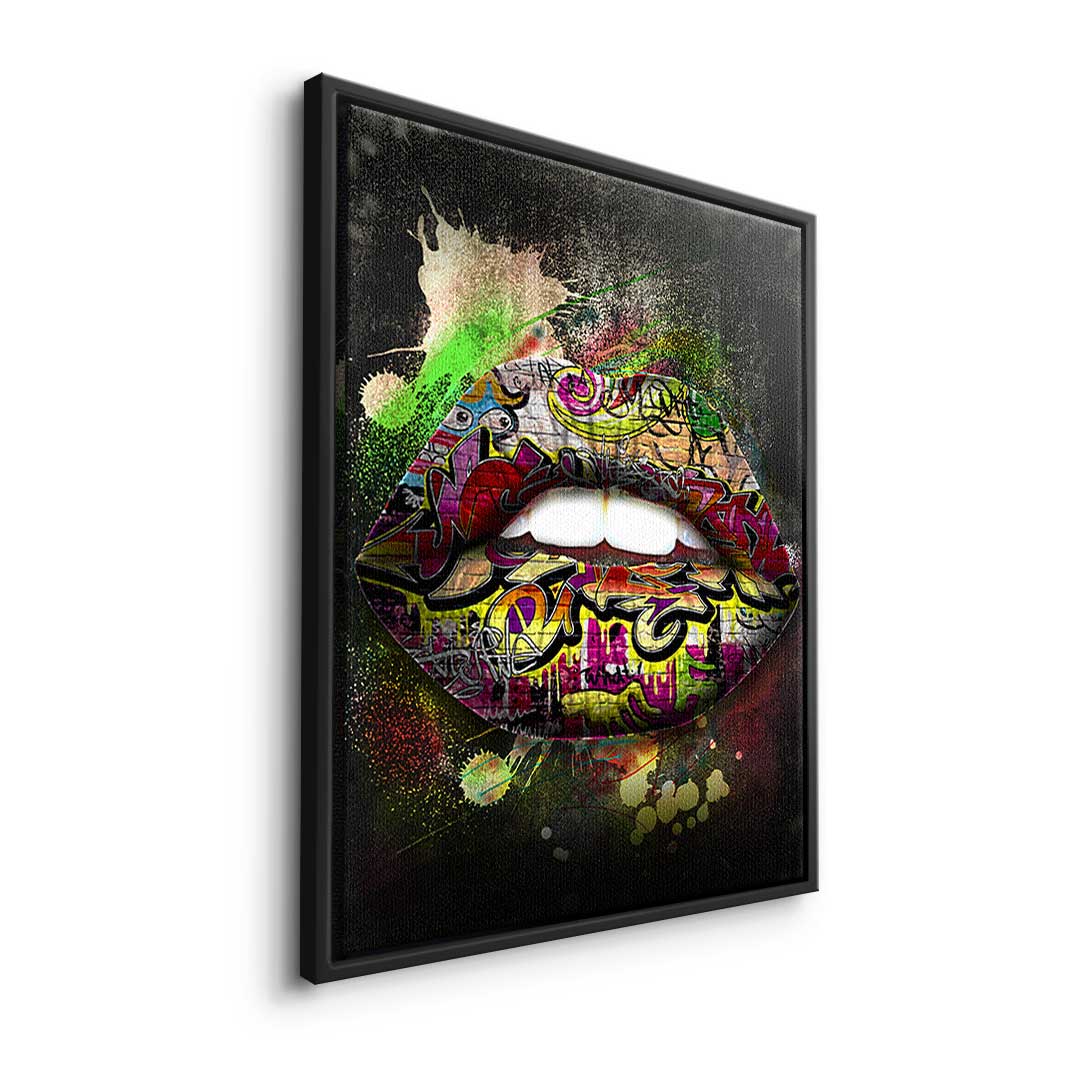 Graffiti lips