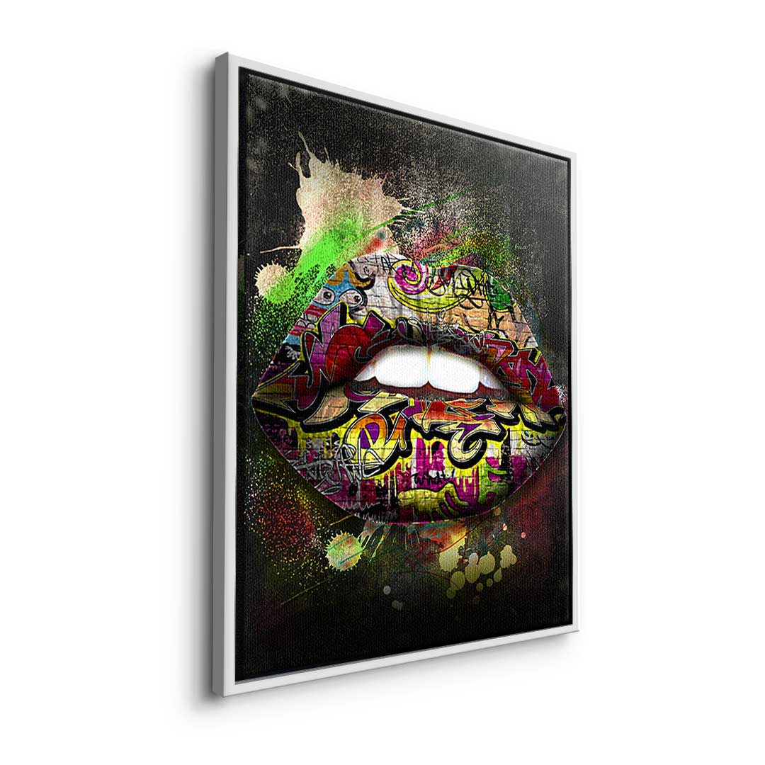 Graffiti lips