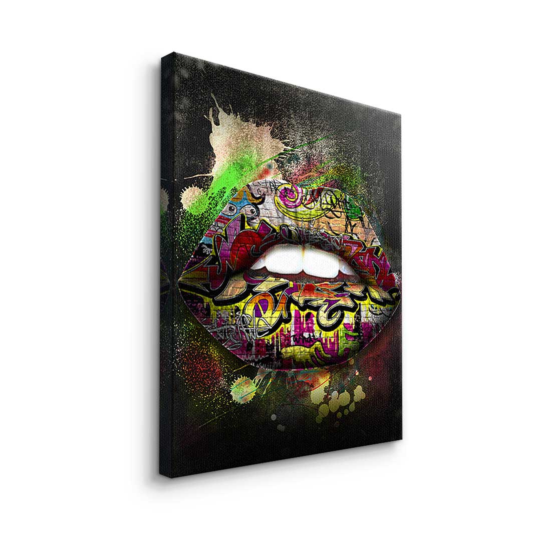 Graffiti lips