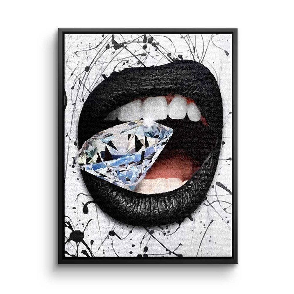 Diamond Mouth als Leinwandbild von DOTCOMCANVAS®