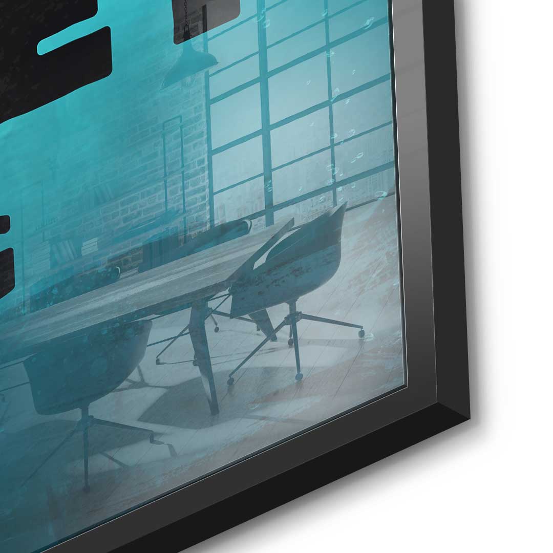 Mindset is everything #goldfisch - acrylic glass
