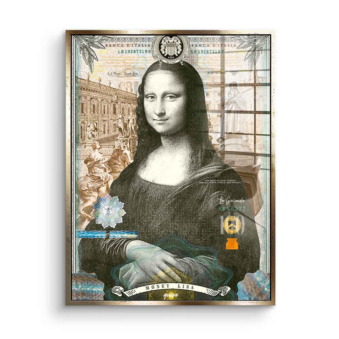 Money Lisa - Acrylglas