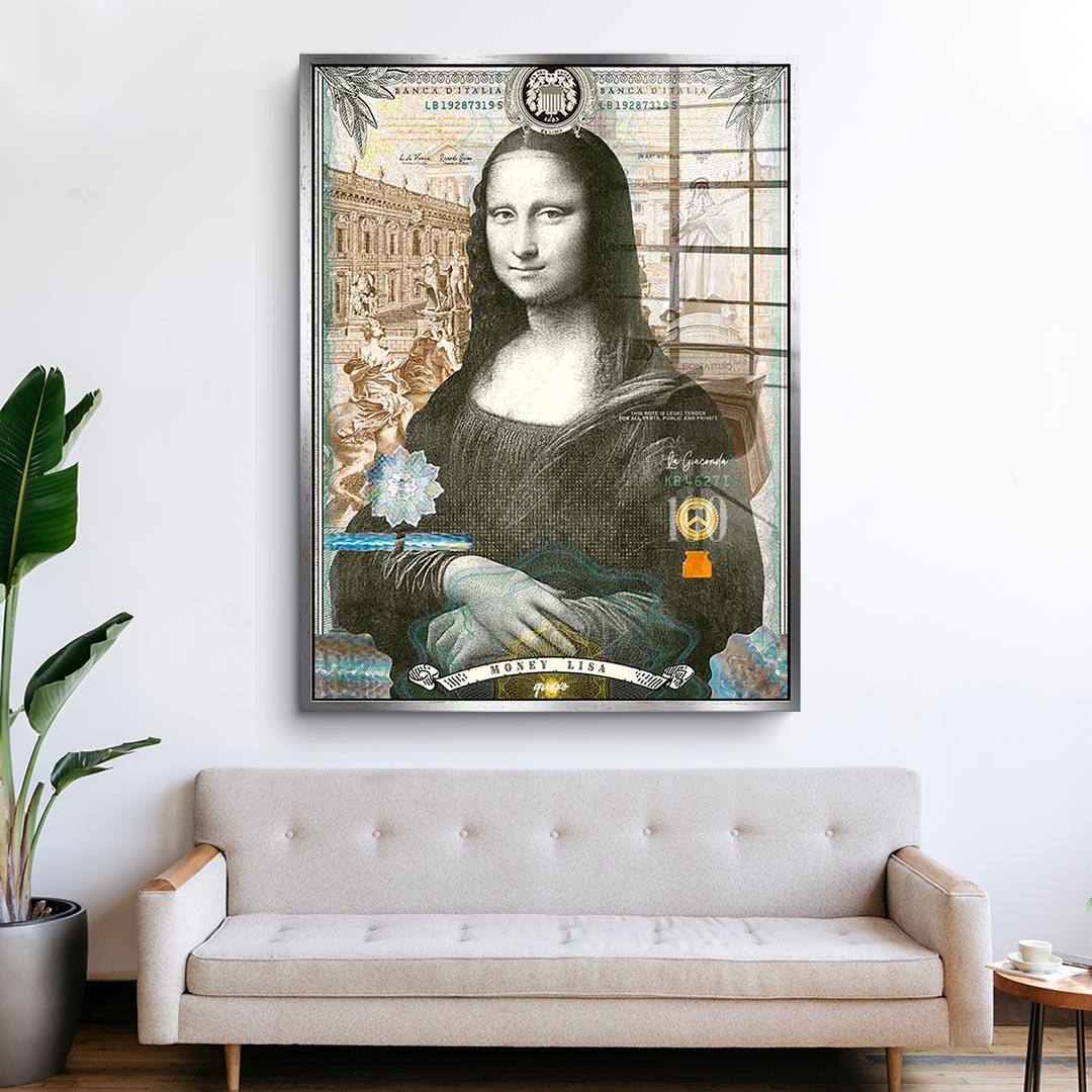 Money Lisa - Acrylglas
