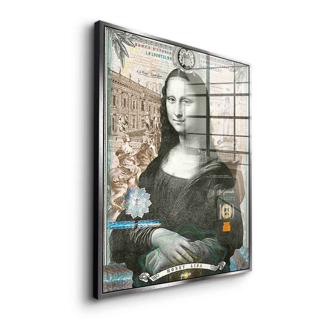 Money Lisa - Acrylglas