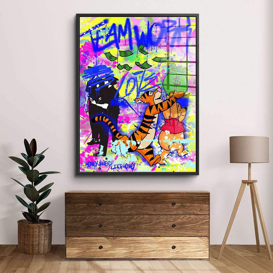 Team Work - Acrylglas