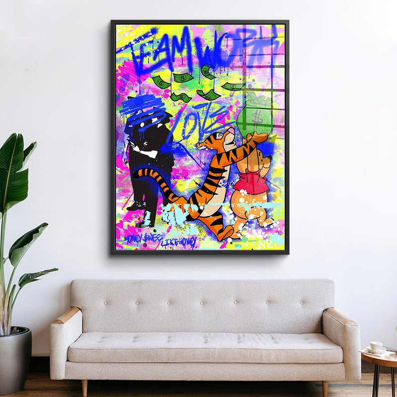 Team Work - Acrylglas