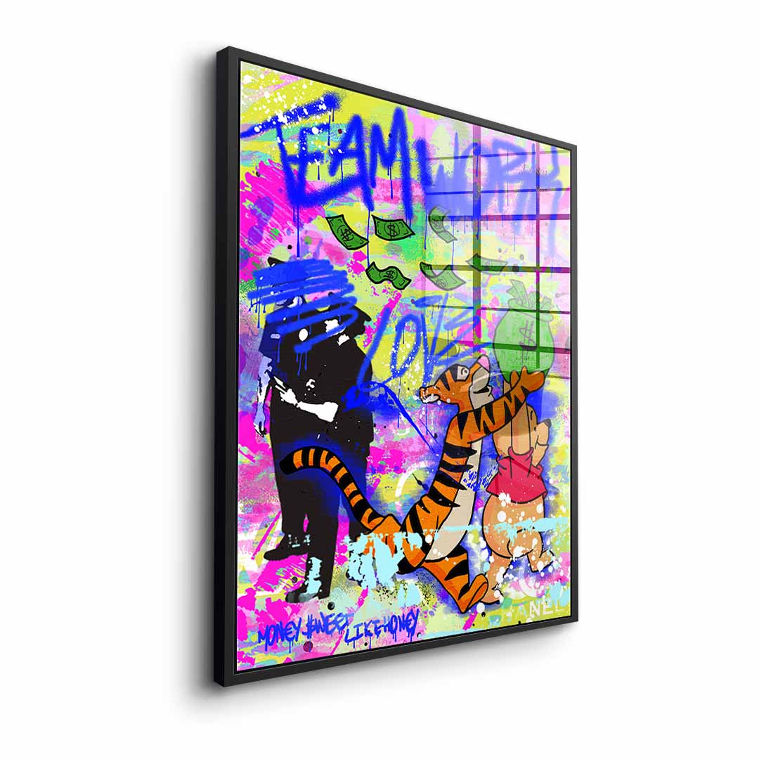 Team work - acrylic glass