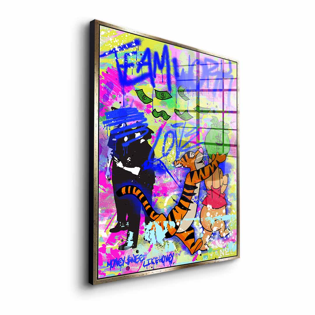 Team work - acrylic glass