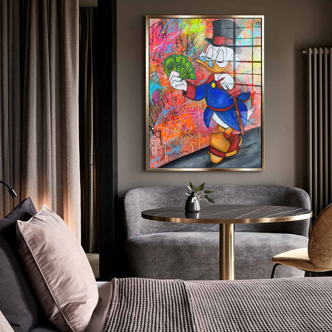 Dollar fan - acrylic glass