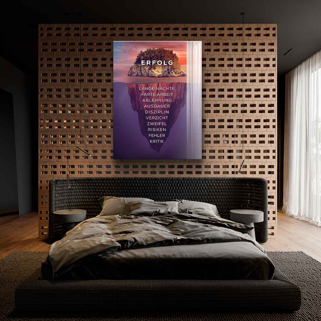 Island of success - acrylic glass