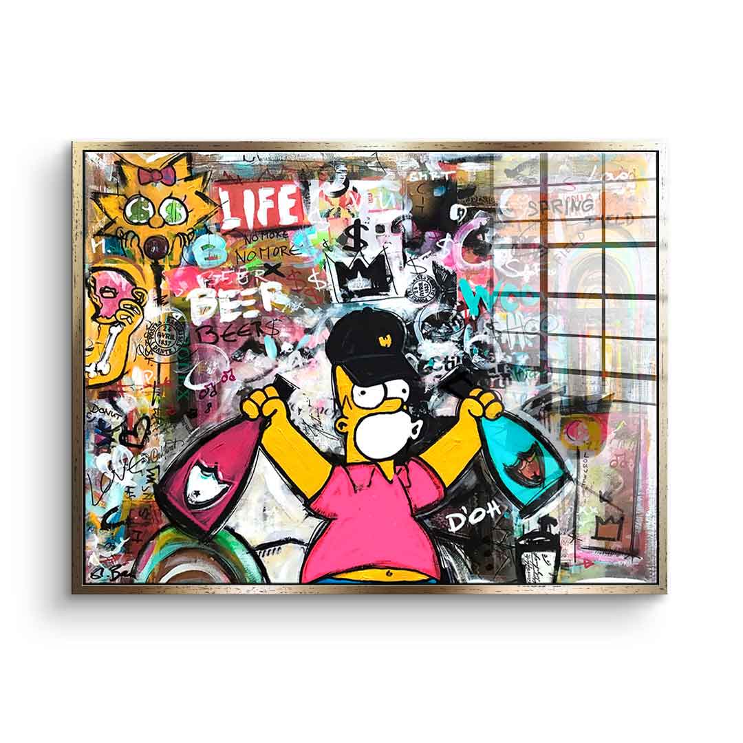 Simpson Collage - Acrylglas