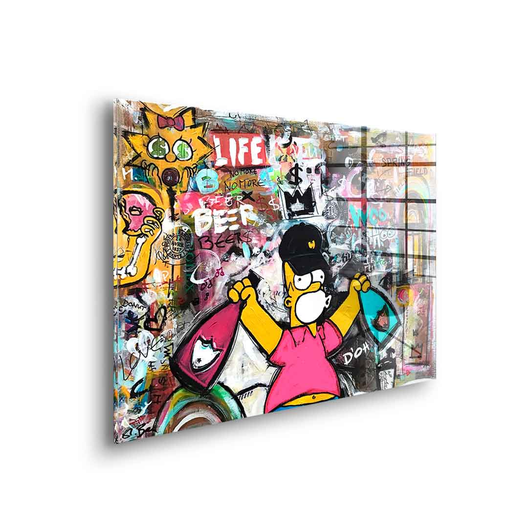 Simpson Collage - acrylic glass