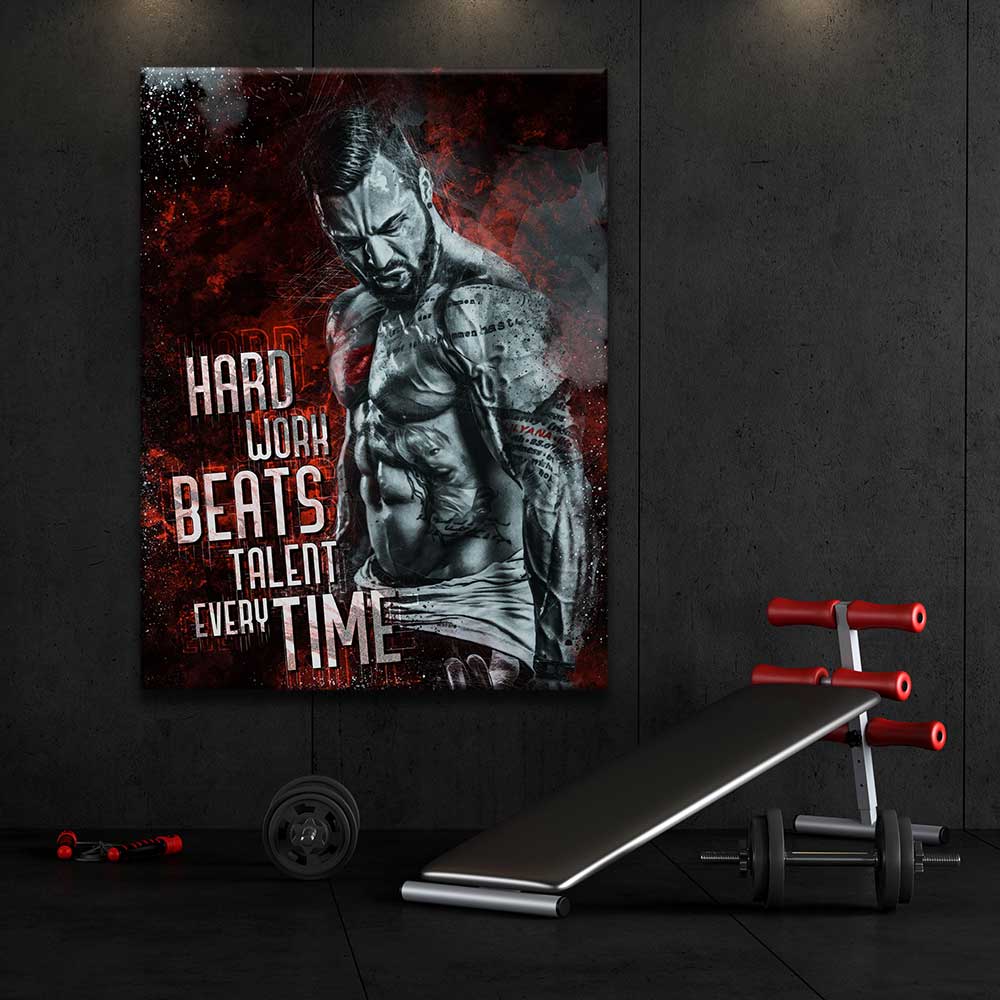 Hard work bodybuilding