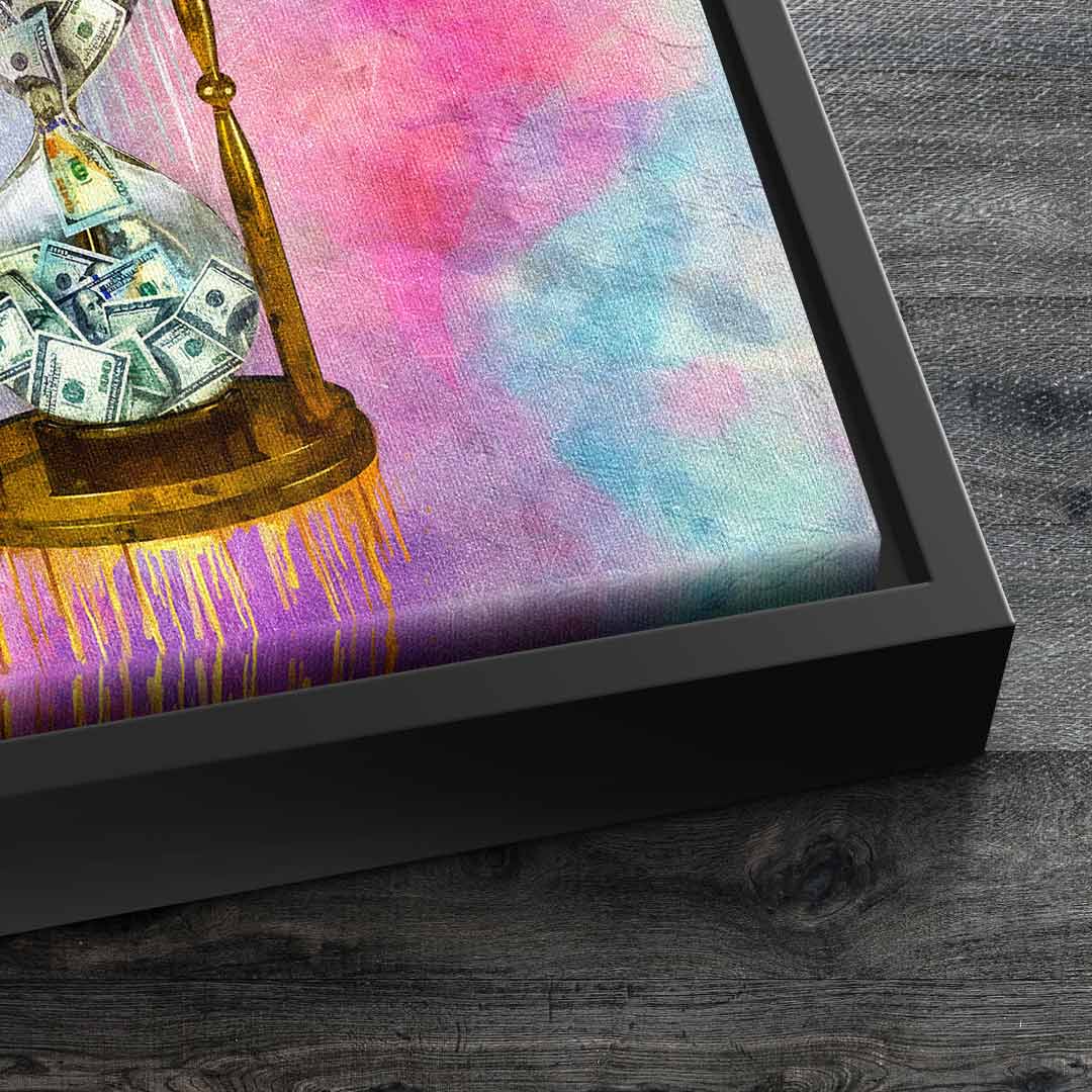 Hourglass of money