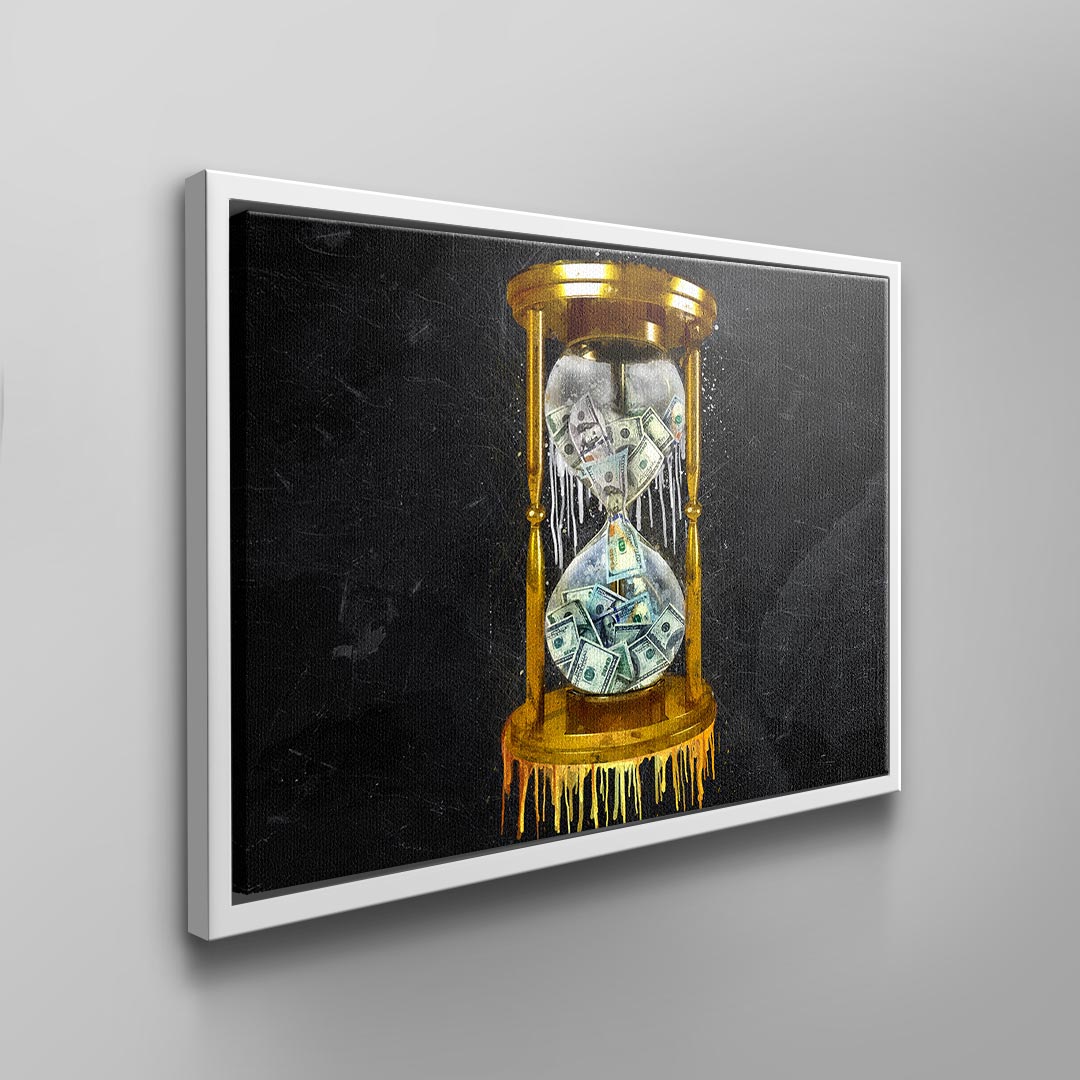 Sanduhr des Geldes Black Edition