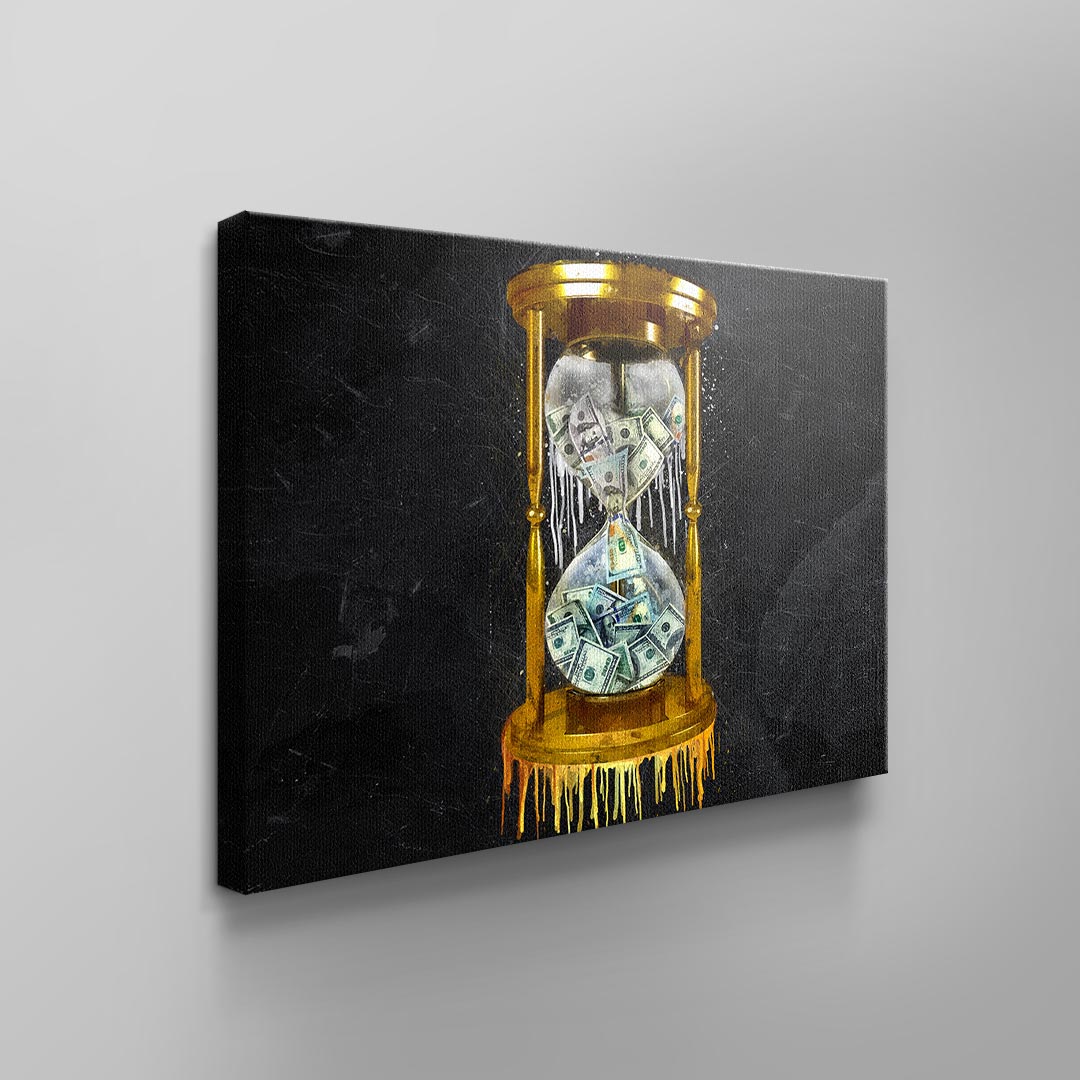 Sanduhr des Geldes Black Edition