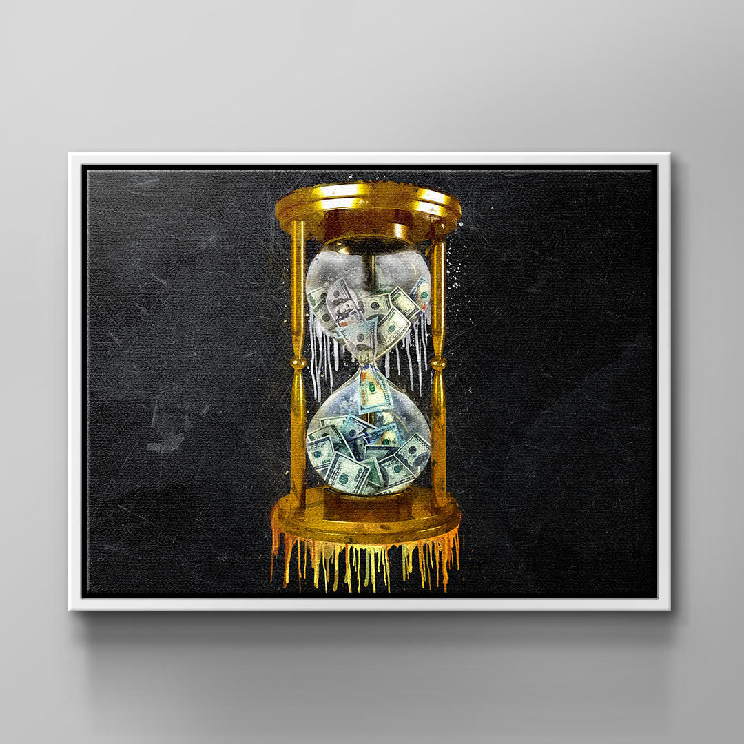 Sanduhr des Geldes Black Edition