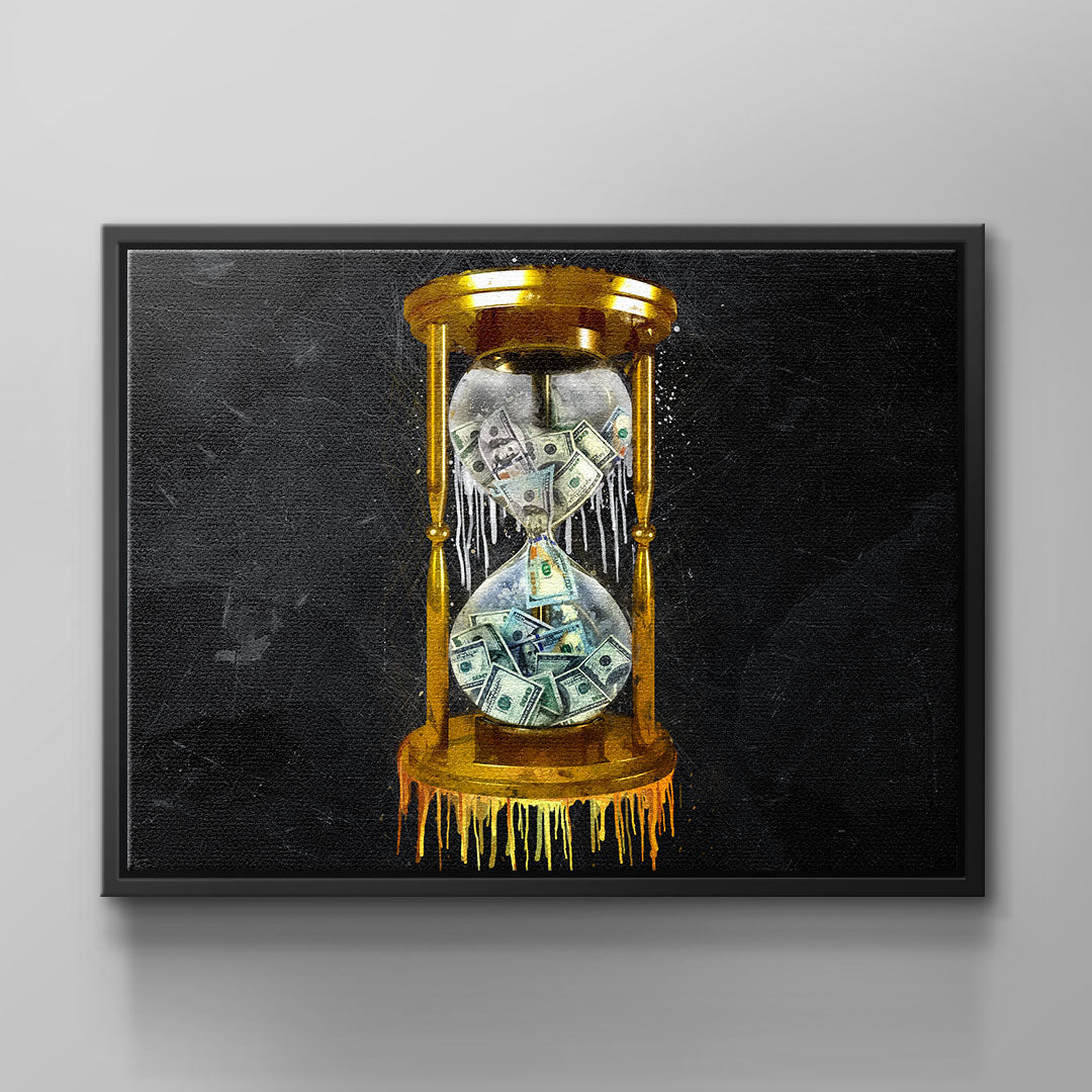 Sanduhr des Geldes Black Edition