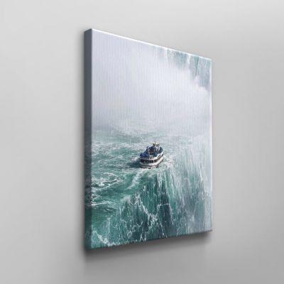 Wandbild von Achterbahn in Wolkendecke Rollercoaster Life