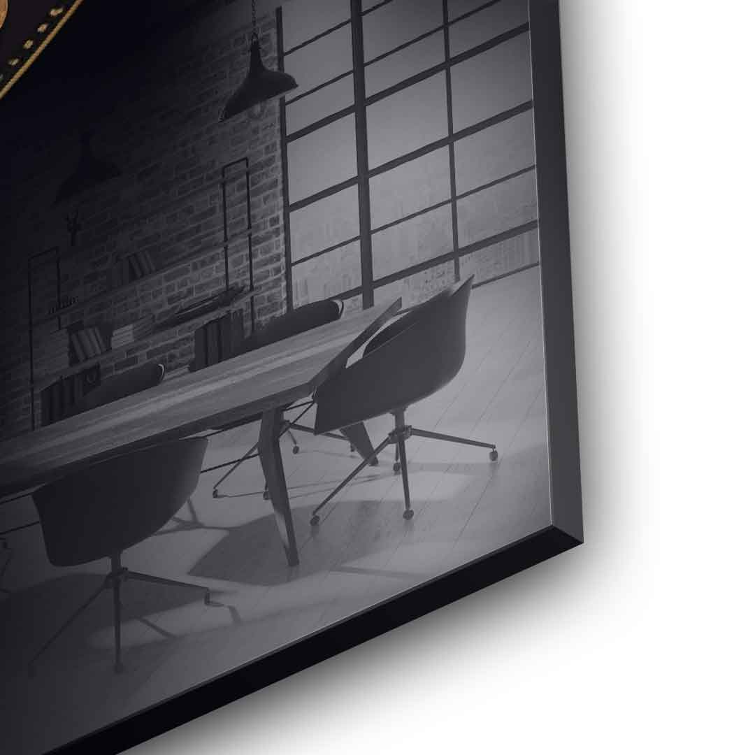 Stay focused and win - acrylic glass