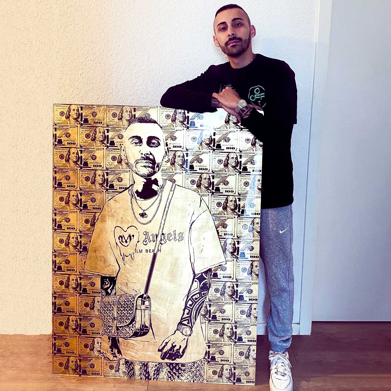 Gold Money Portrait - personalized