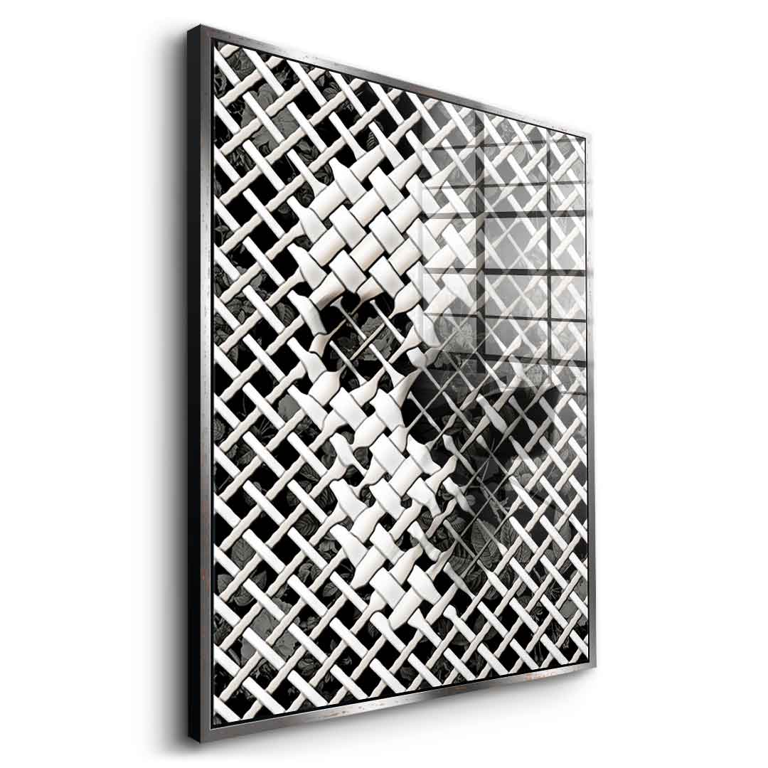 Wicker Skull - Acrylic glass