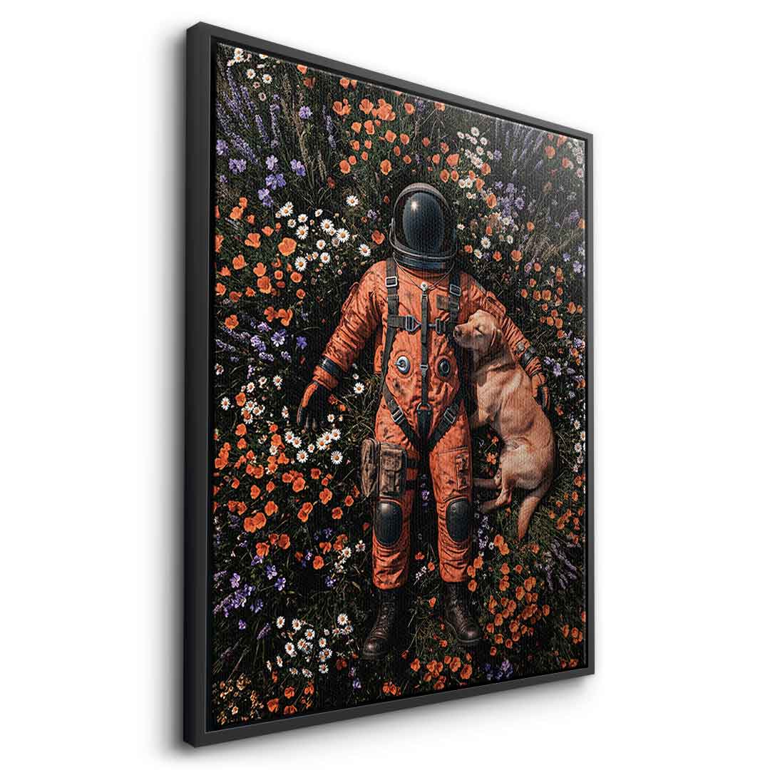 DOTCOMCANVAS® Astronaut's Loyal Companion Leinwandbild – Ansicht 8